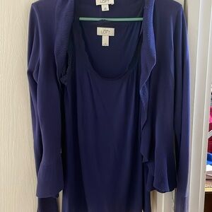 LOFT SWEATER SET SZ XS